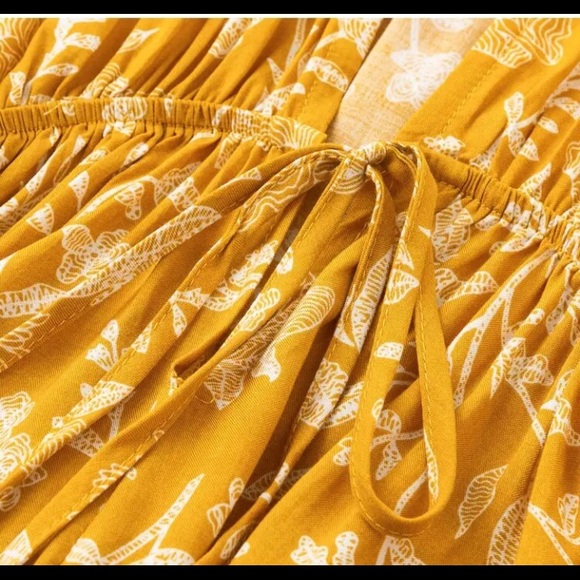 Floral  boho Romper,Floral jumpsuit,Rompers - Picture 5 of 7